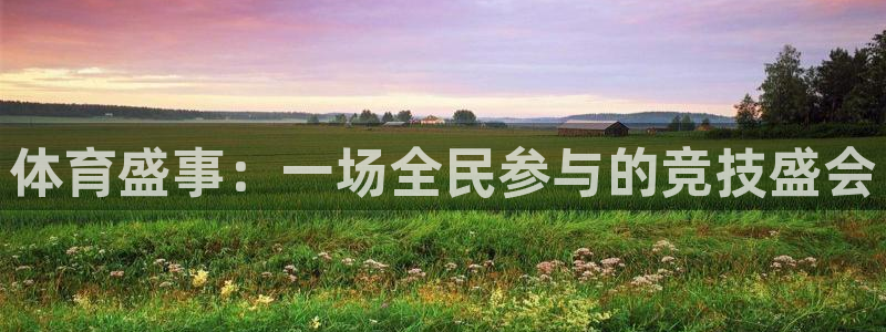 凯发官网下载招商电话号码：体育盛事：一场全民参与的竞
